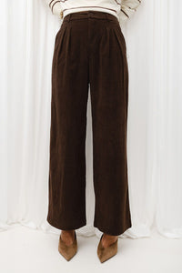 Pantalon en velours côtelé Italy Moda