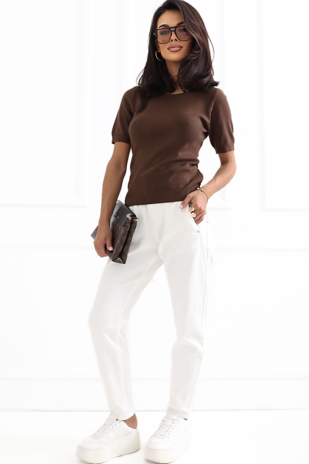 Pull à manches courtes model 232579 Factory Price 
