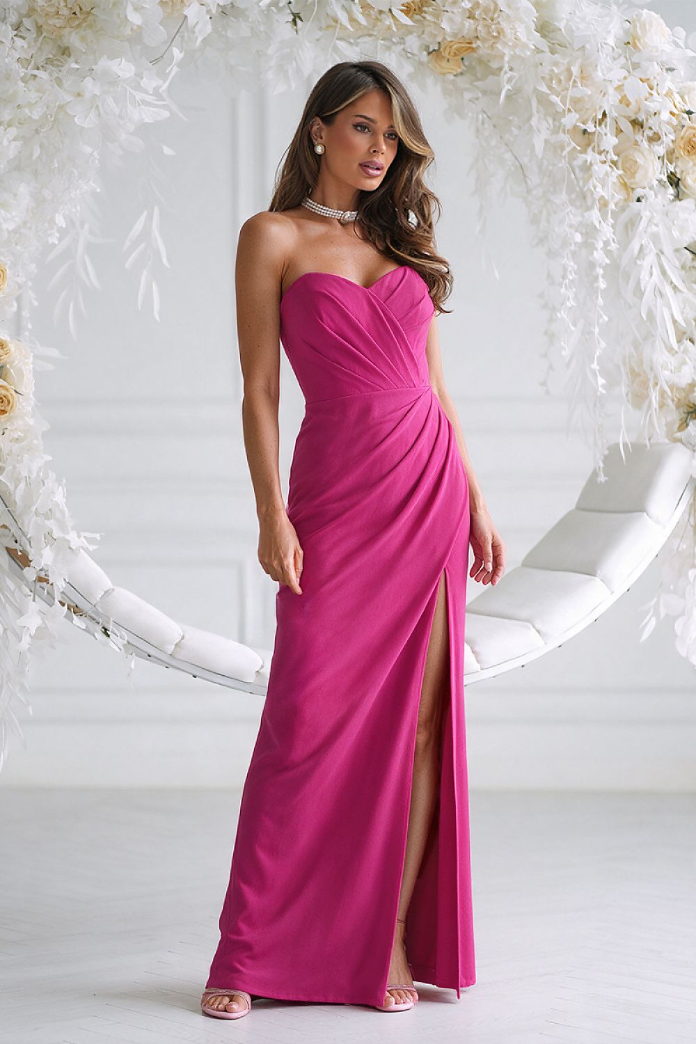  Robe longue model 232794 Bicotone 