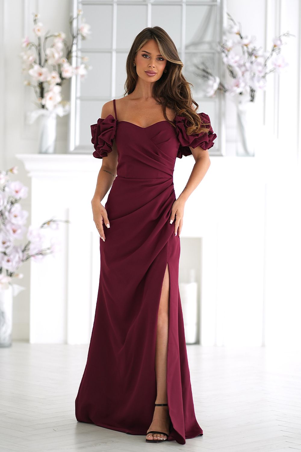 Robe longue Bicotone