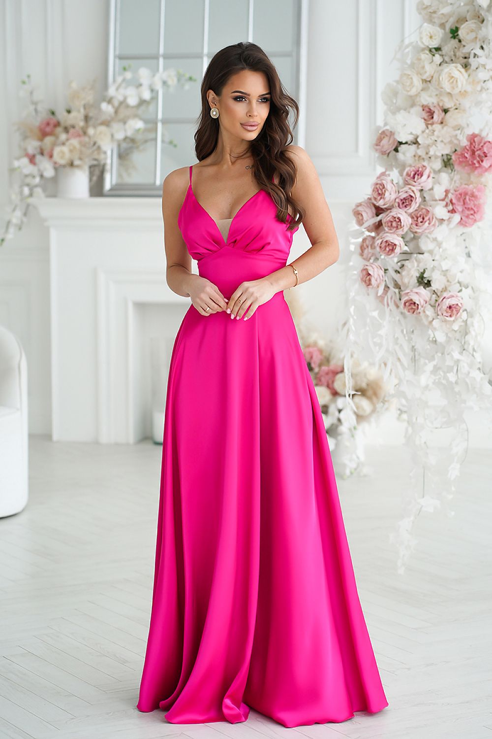  Robe longue model 232803 Bicotone 