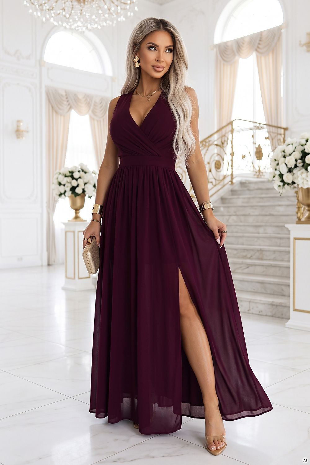  Robe longue model 232805 Numoco 