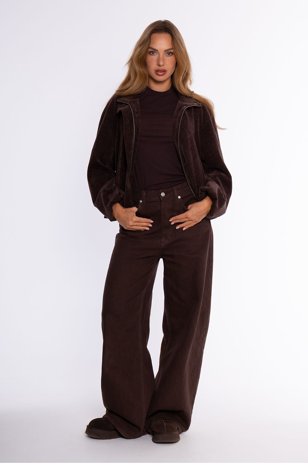  Veste en velours côtelé model 232851 Moe 
