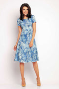  Robe de jour model 60137 awama 