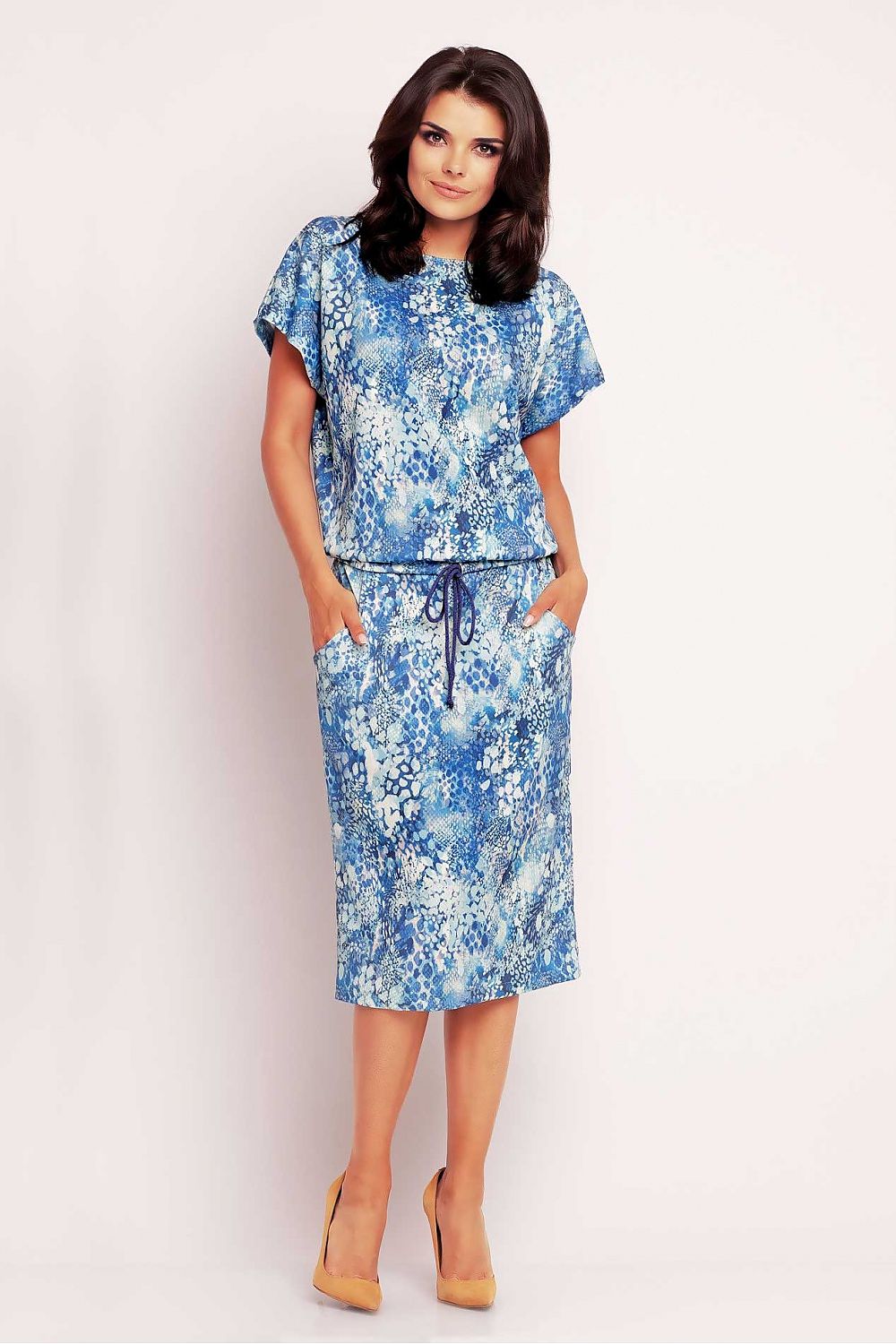 Robe de jour model 60140 awama 