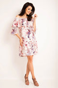  Robe de jour model 80388 awama 