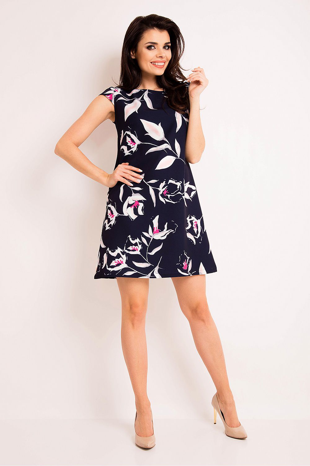  Robe de jour model 80457 awama 