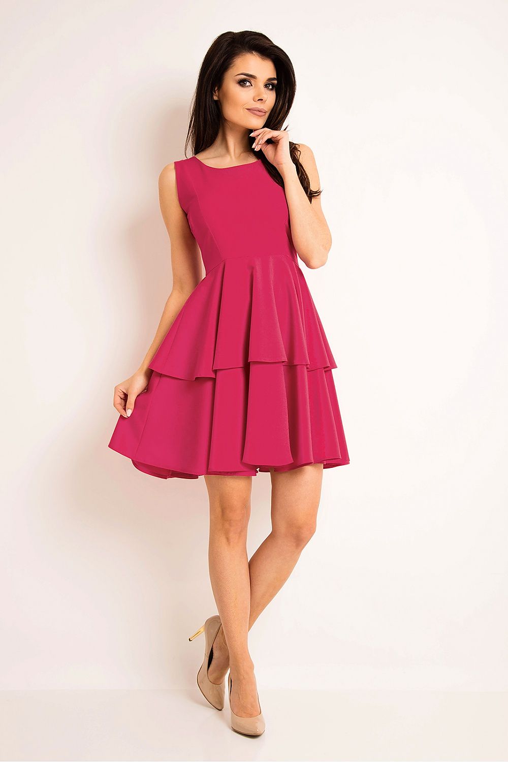  Robe de jour model 80495 awama 