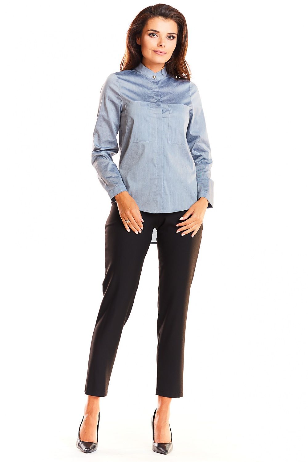  Chemise manche longue model 130210 awama 