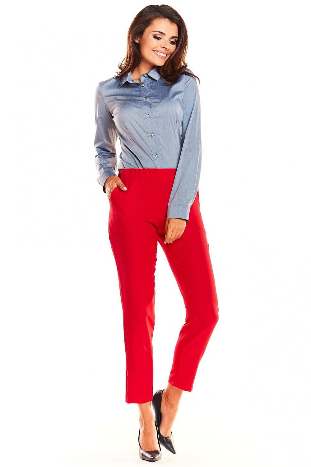  Pantalon femme model 139985 awama 
