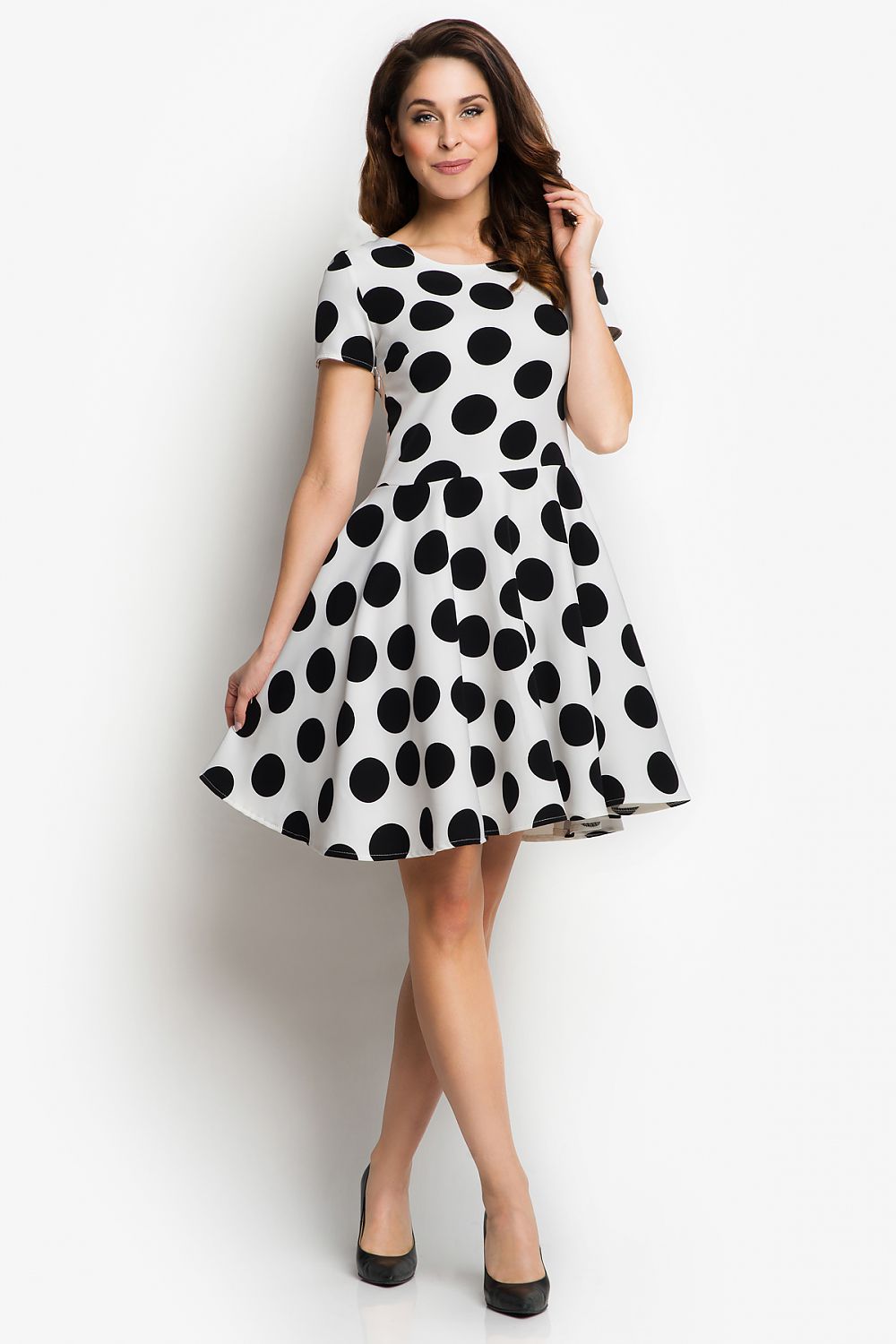  Robe de jour model 43207 awama 