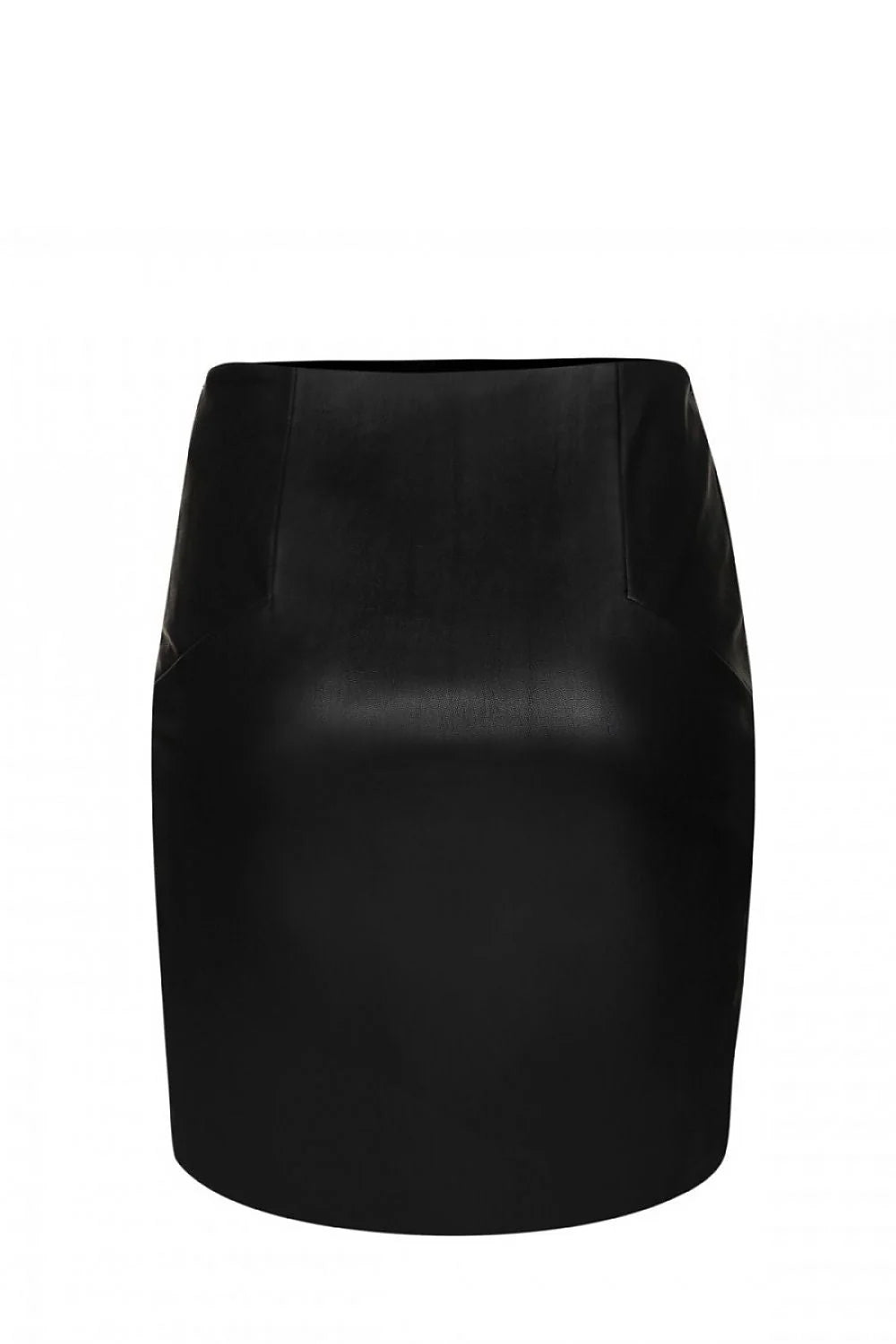 Jupe courte crayon chic en coton noir moderne pour silhouette affinée et élégante femme