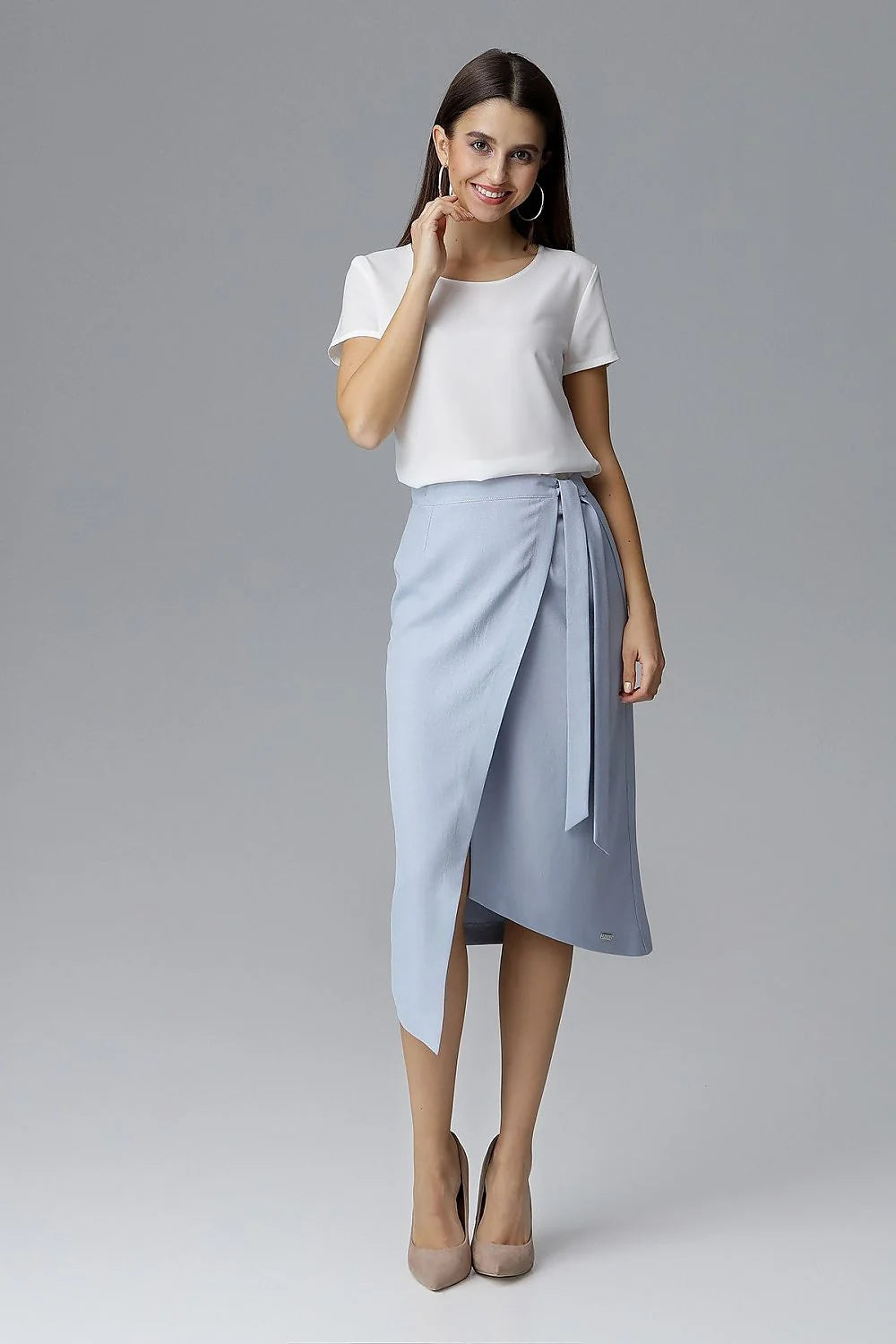 Jupe en soie asymétrique chic et moderne pour femme élégante soirée ou bureau tendance