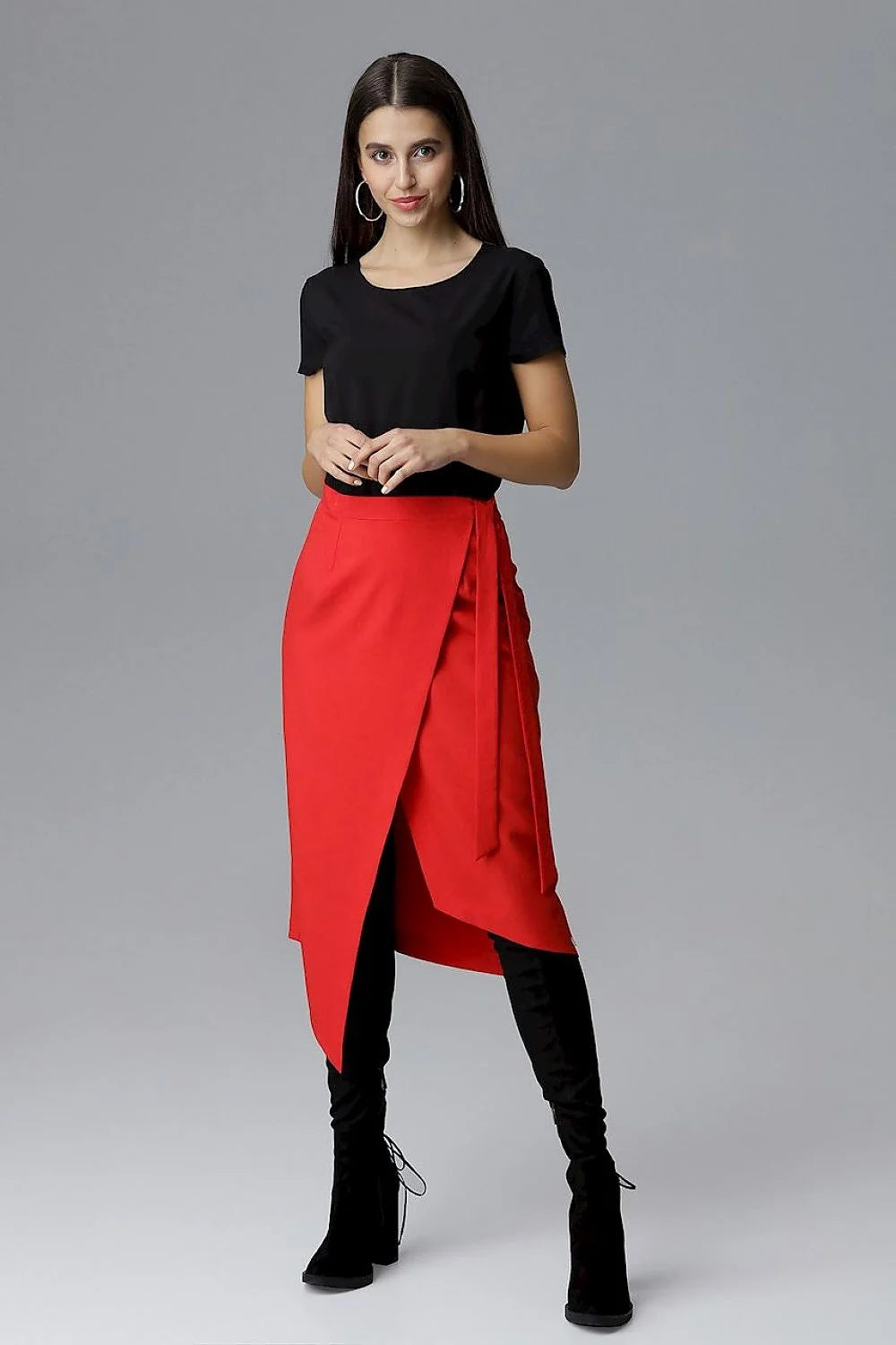 Jupe en soie asymétrique chic et moderne pour femme élégante soirée ou bureau tendance