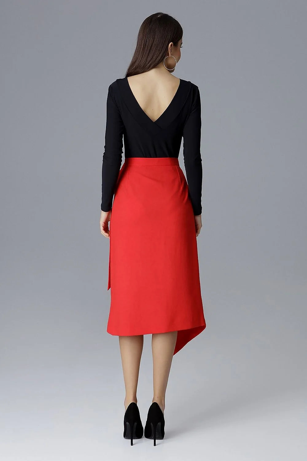 Jupe en soie asymétrique chic et moderne pour femme élégante soirée ou bureau tendance