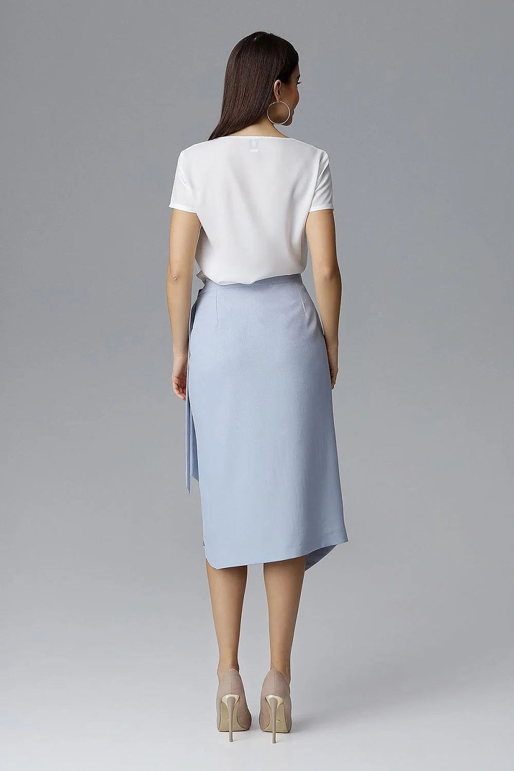 Jupe en soie asymétrique chic et moderne pour femme élégante soirée ou bureau tendance