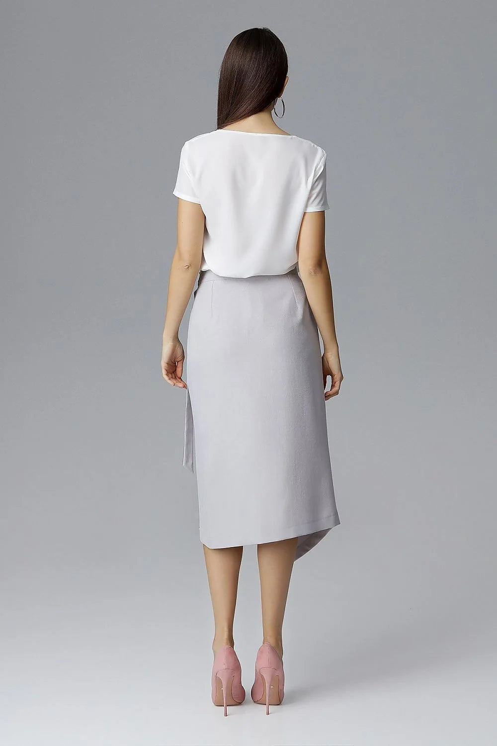 Jupe en soie asymétrique chic et moderne pour femme élégante soirée ou bureau tendance