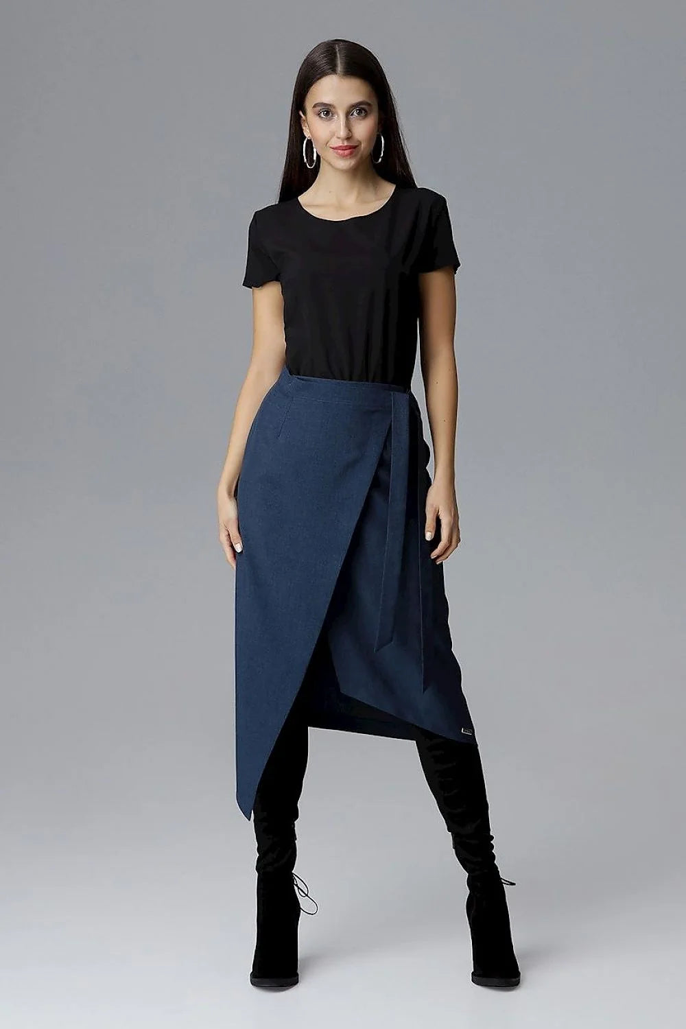 Jupe en soie asymétrique chic et moderne pour femme élégante soirée ou bureau tendance