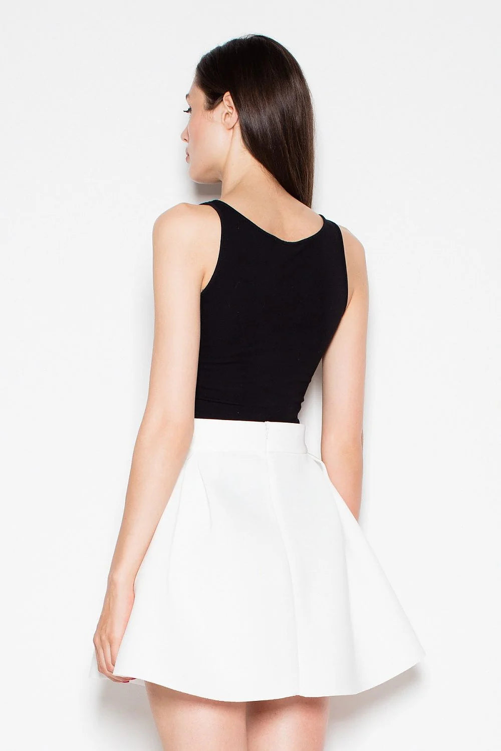Jupe évasée polyester moderne élégante confort quotidien style décontracté tenue femme mode tendance actuelle