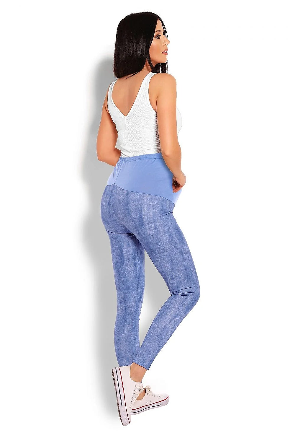 Legging grossesse coton doux élégant confort optimal panneau ventre ajustable pour futures mamans modernes