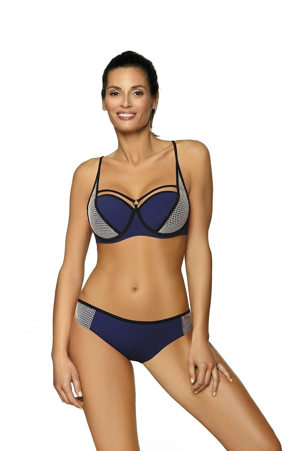 Maillot de bain deux pièces en lycra élégant moderne idéal pour sublimer silhouette plage femmes