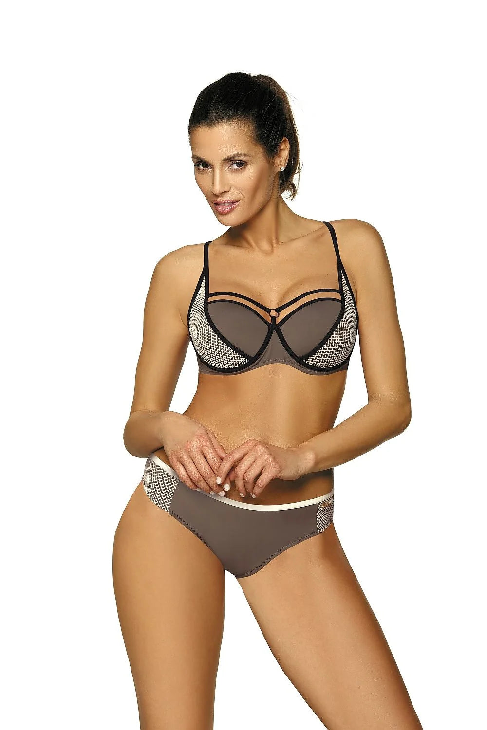 Maillot de bain deux pièces en lycra élégant moderne idéal pour sublimer silhouette plage femmes