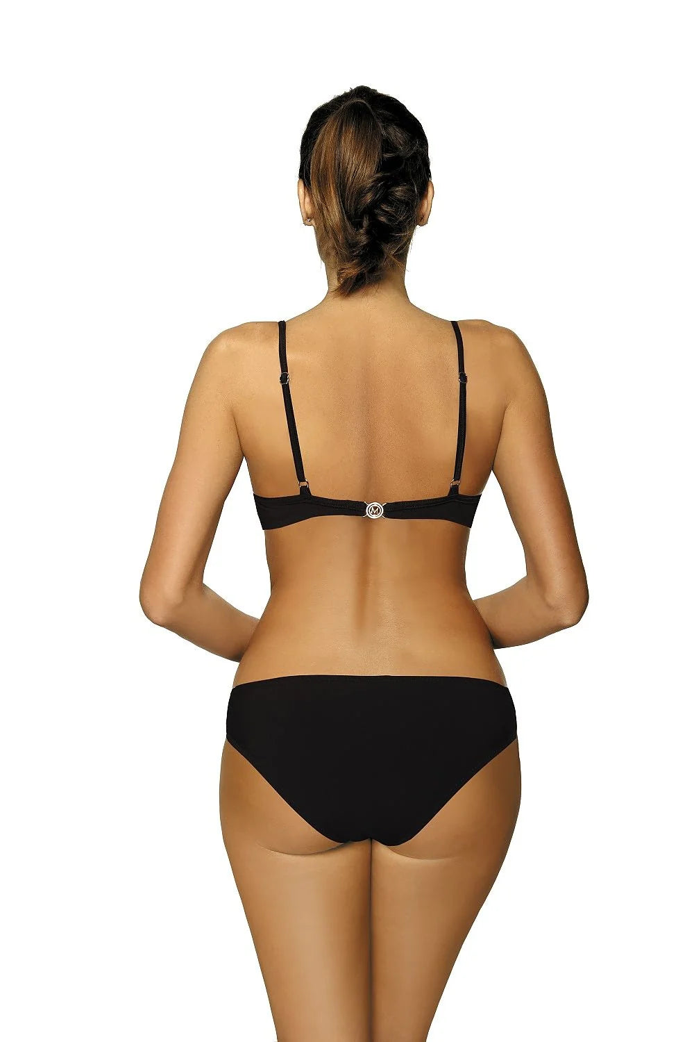 Maillot de bain deux pièces en polyamide chic moderne effet push-up silhouette estivale plage femmes