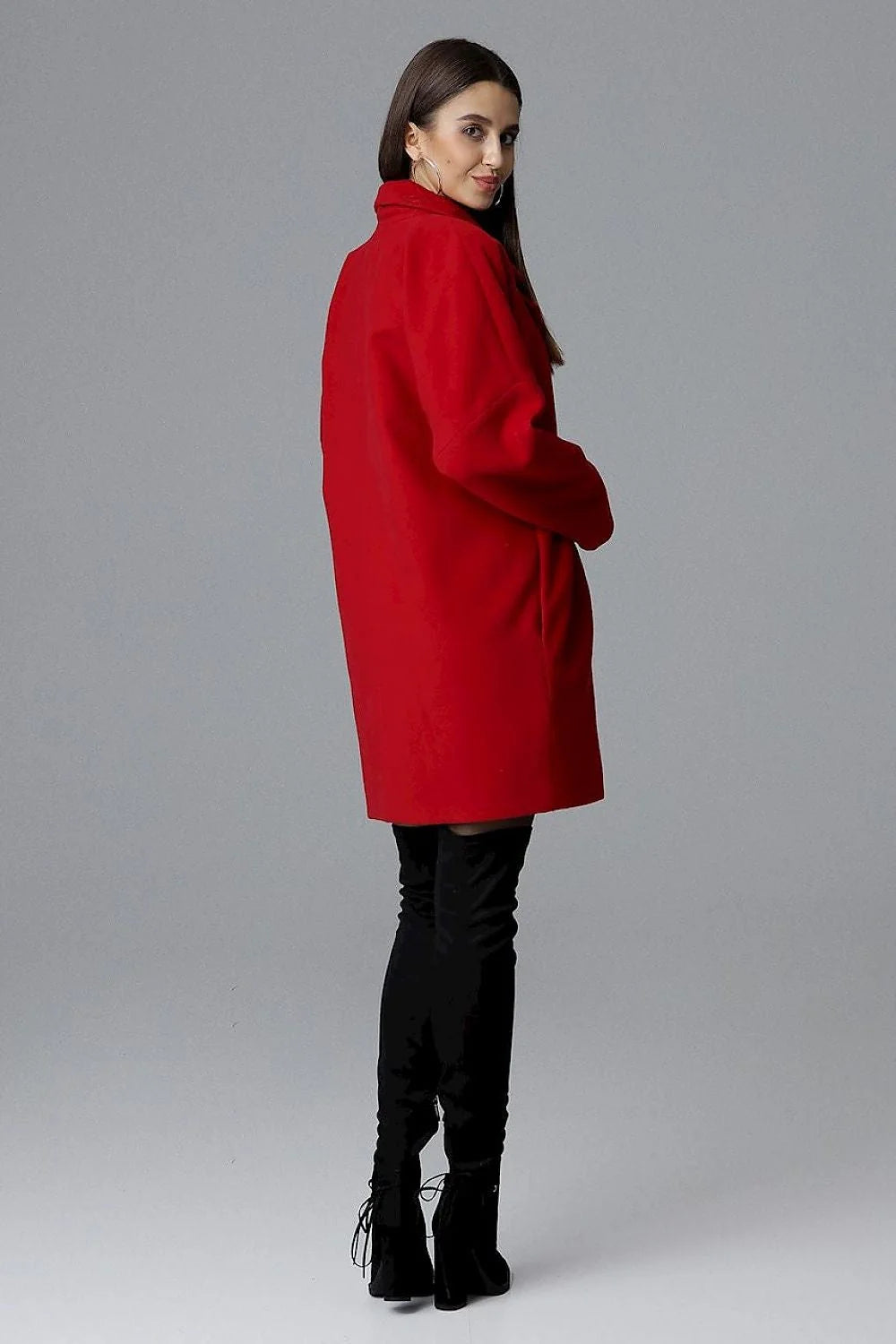 Manteau en laine bleu lavande élégant et moderne pour femmes chic et intemporel mode hiver