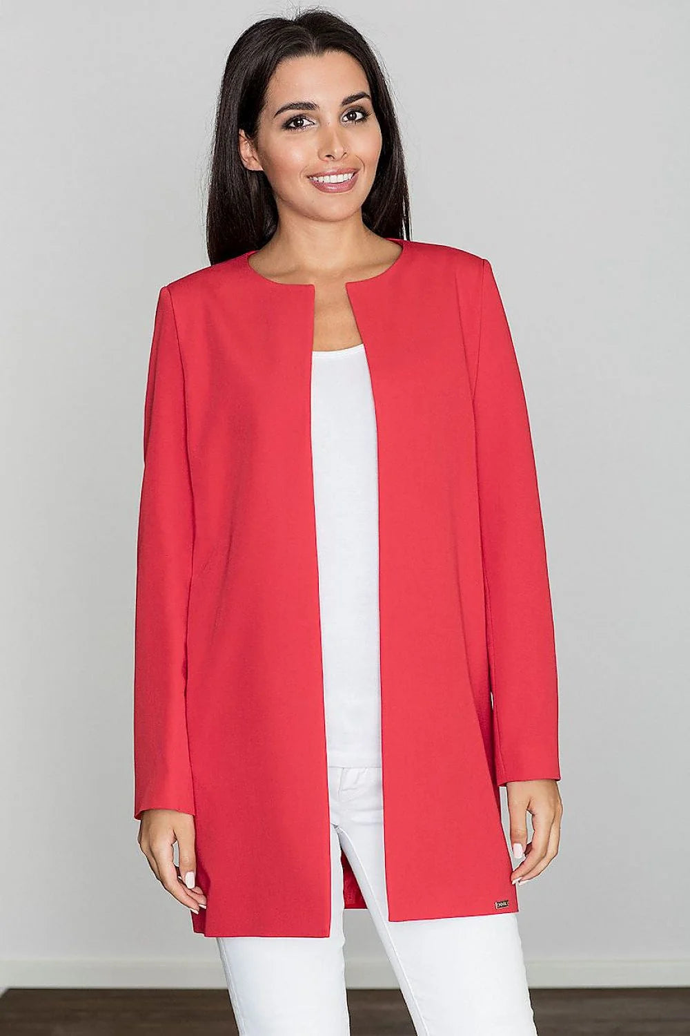 Manteau en tissu chic élégant motif losanges noir et blanc pour style sophistiqué moderne femme