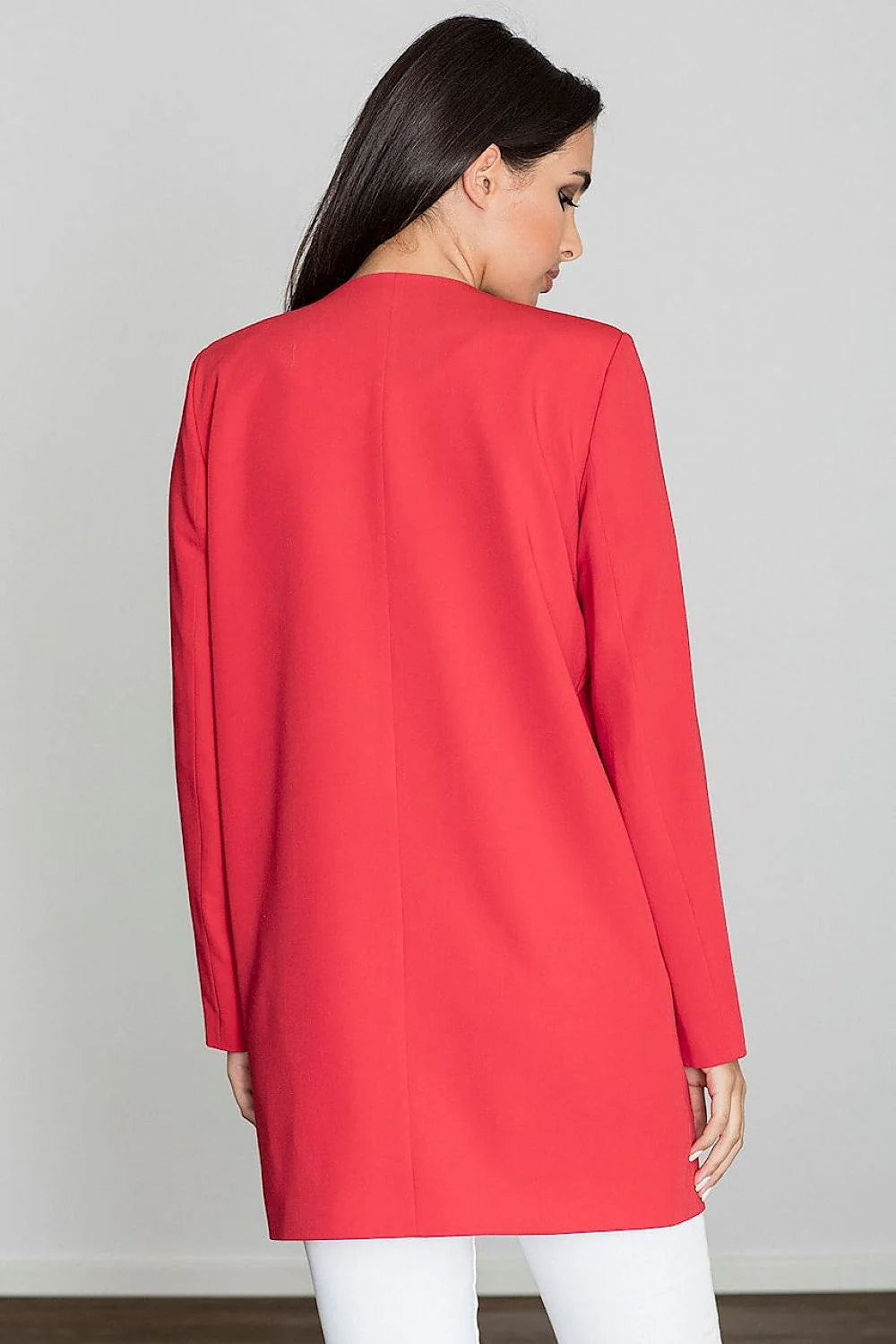 Manteau en tissu chic élégant motif losanges noir et blanc pour style sophistiqué moderne femme