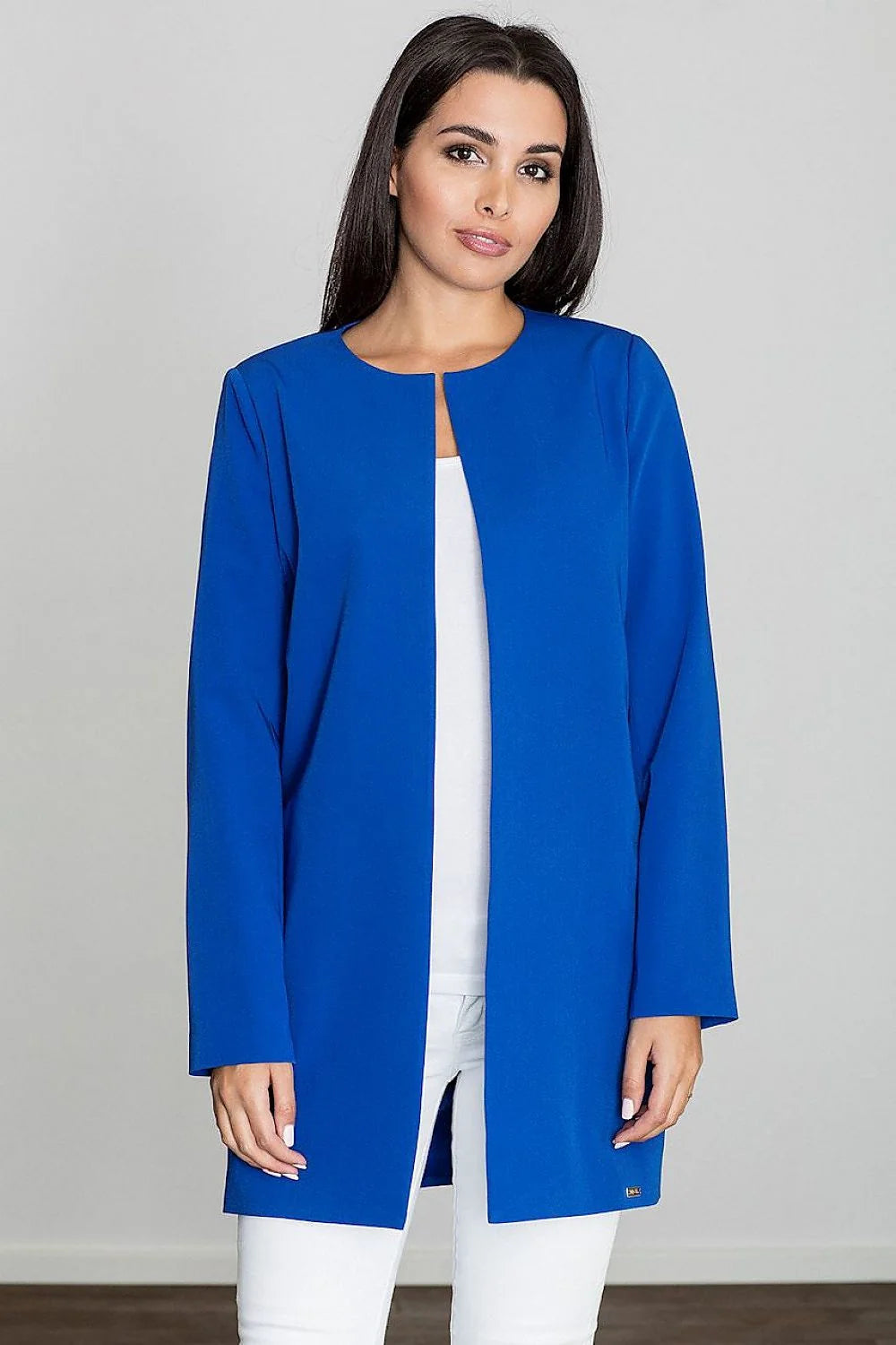 Manteau en tissu chic élégant motif losanges noir et blanc pour style sophistiqué moderne femme