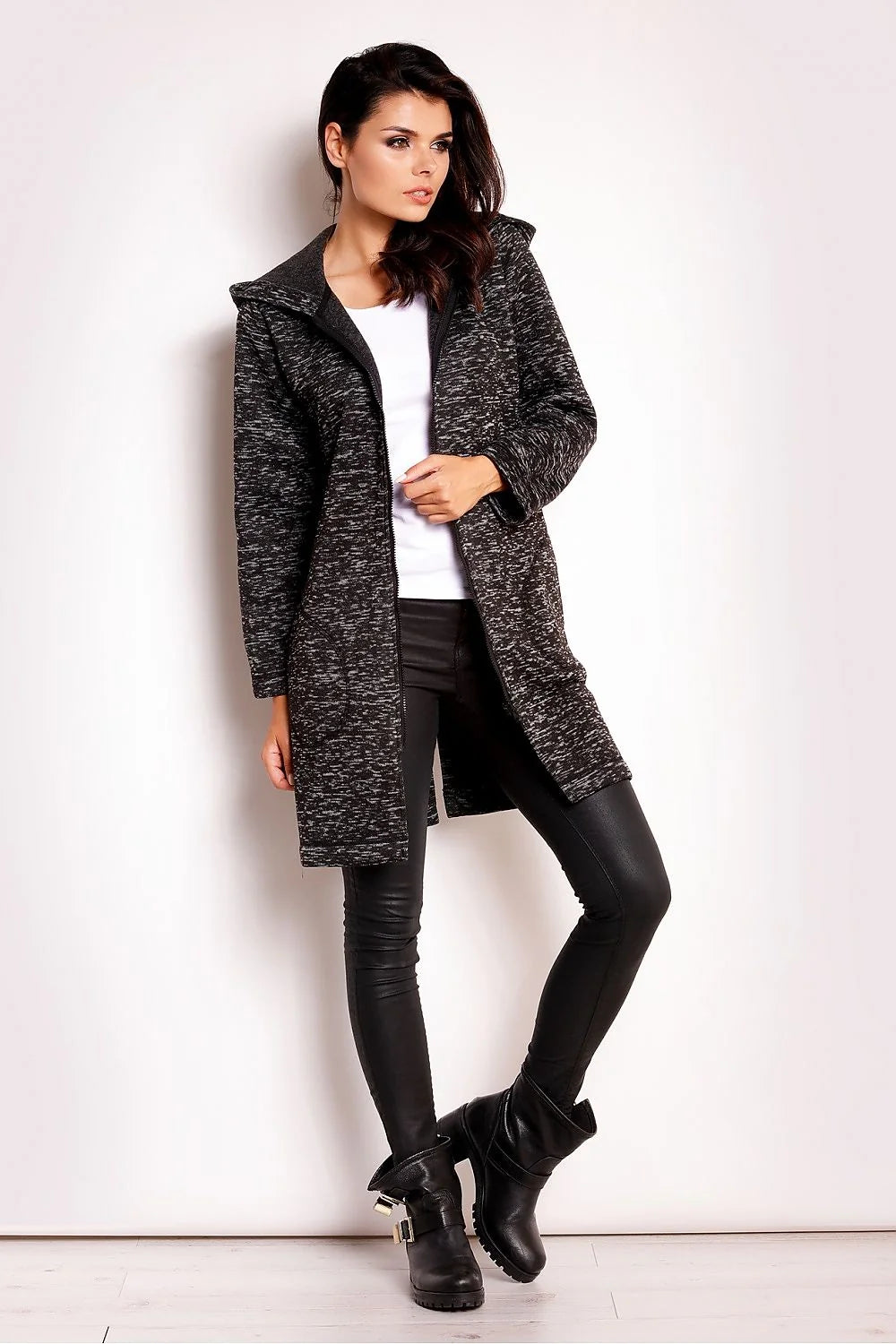 Manteau en tricot doux Infinite You élégant et original pour toutes vos occasions stylées