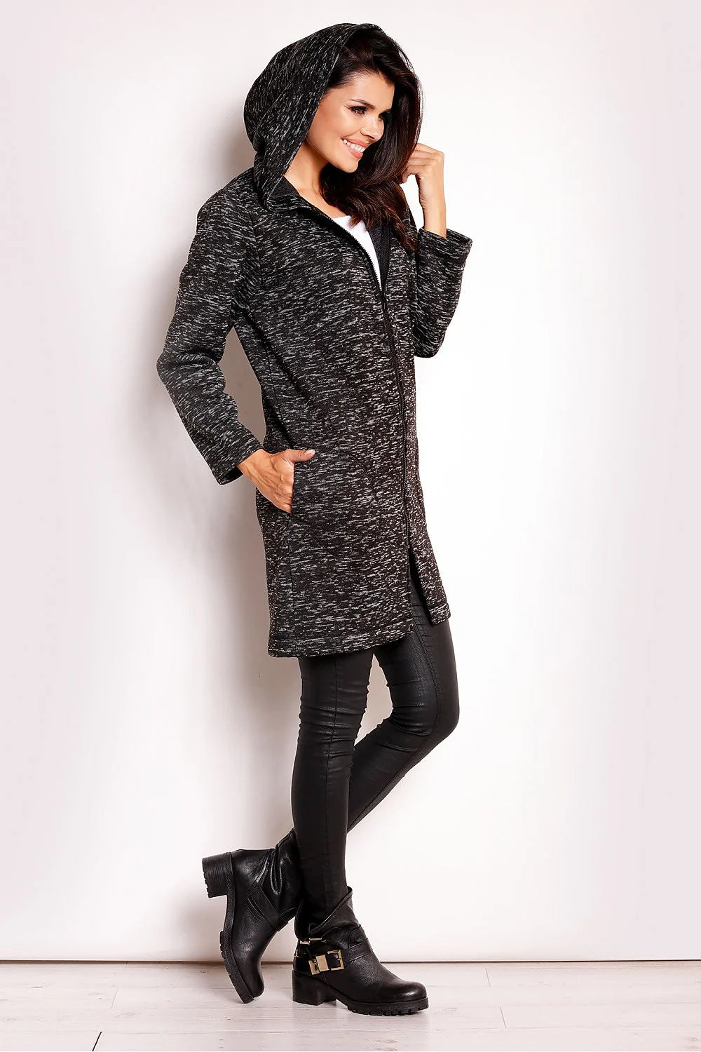Manteau en tricot doux Infinite You élégant et original pour toutes vos occasions stylées