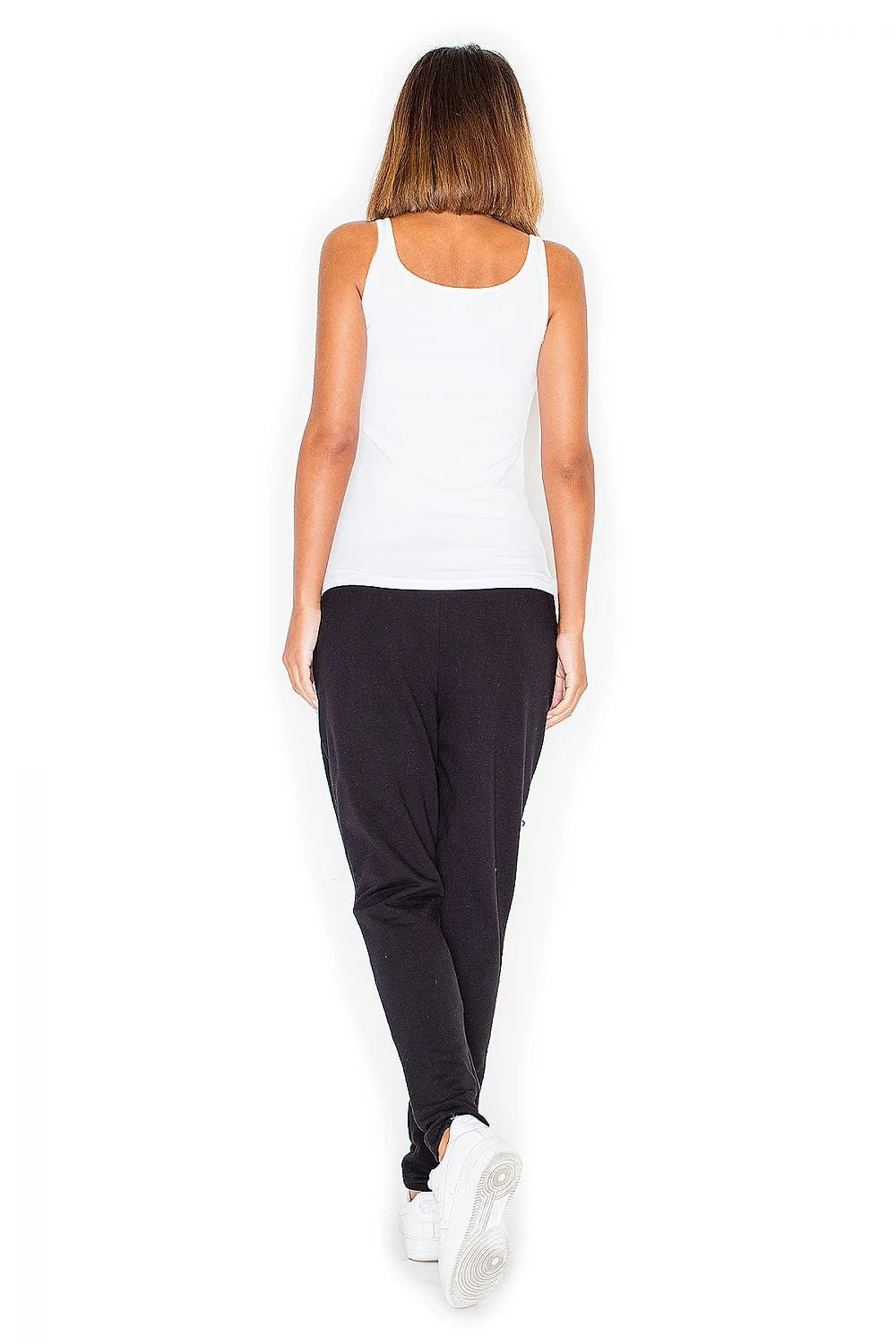 Pantalon femme coton élasthanne Katrus style moderne confortable élégant pour toutes occasions garde-robe essentielle