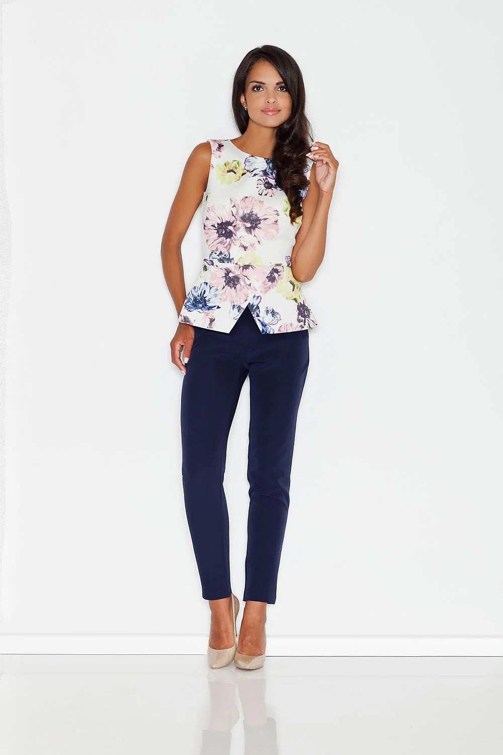 Pantalon femme coton élégant style classique chic confort parfait silhouette bureau soirée tendance