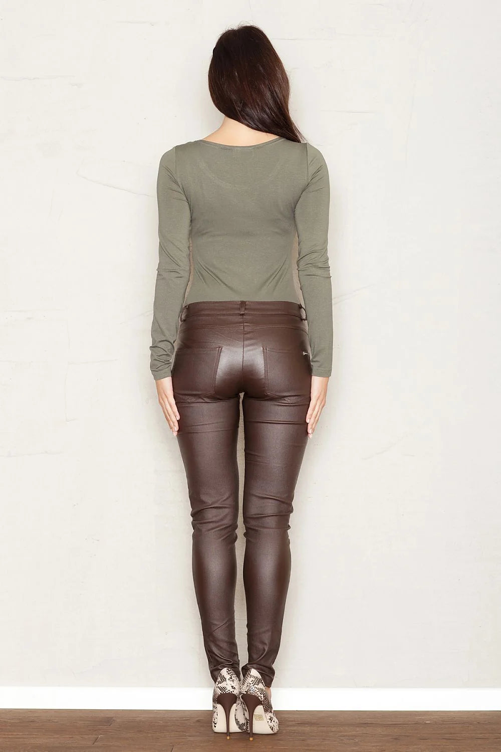 Pantalon femme Figl coton chic élégant ajusté confortable idéal silhouette moderne usage quotidien tendance