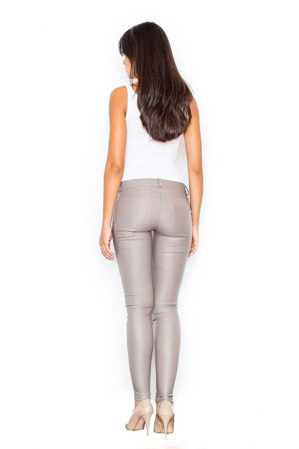 Pantalon femme Figl coton chic élégant ajusté confortable idéal silhouette moderne usage quotidien tendance