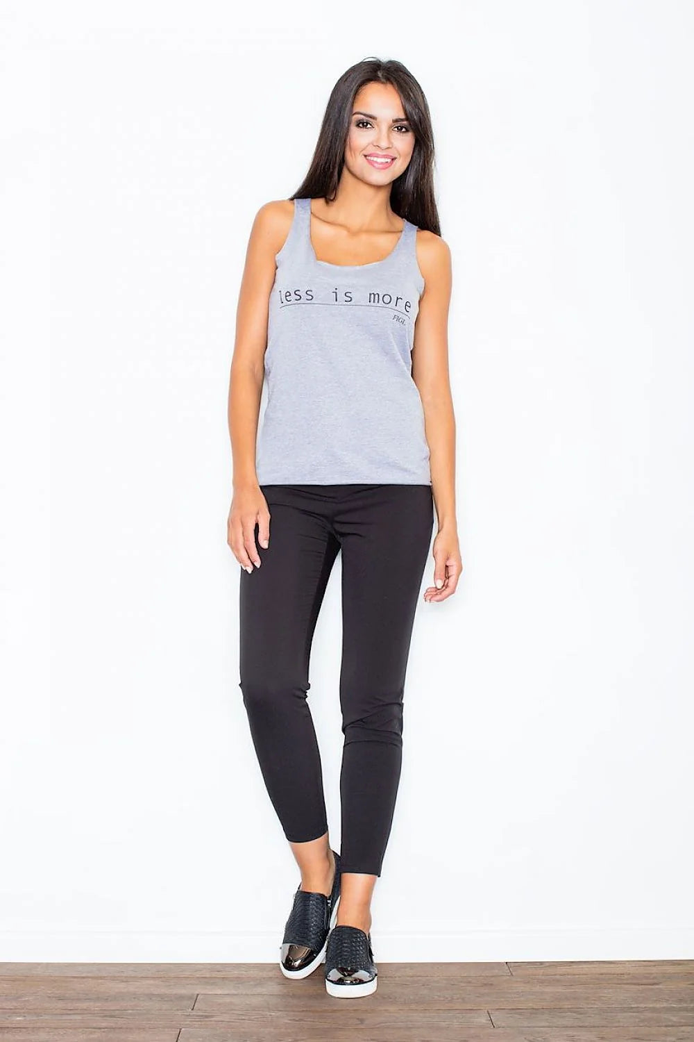 Pantalon femme Figl coton élégant décontracté coupe moderne confort bureau sortie tendance mode casual