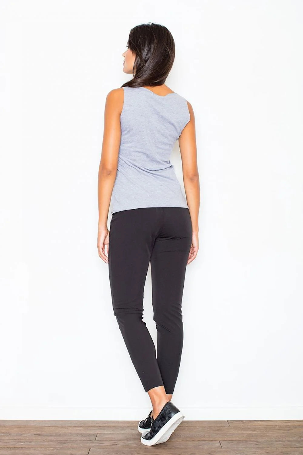 Pantalon femme Figl coton élégant décontracté coupe moderne confort bureau sortie tendance mode casual