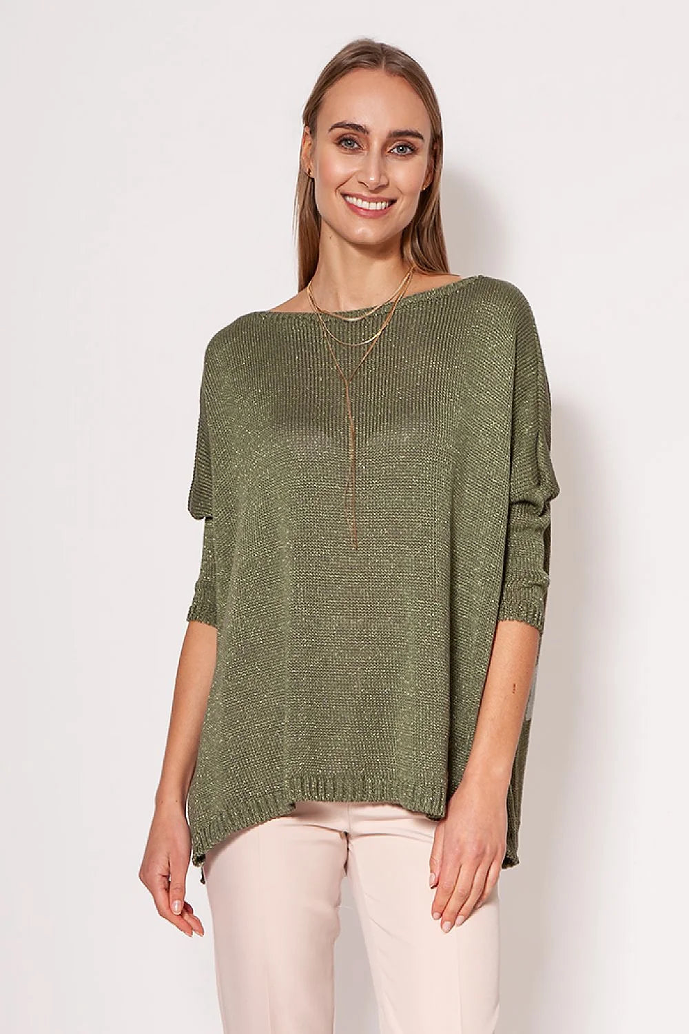 Pull en tricot élégant au style décontracté chic avec collier intégré pour femmes modernes mode