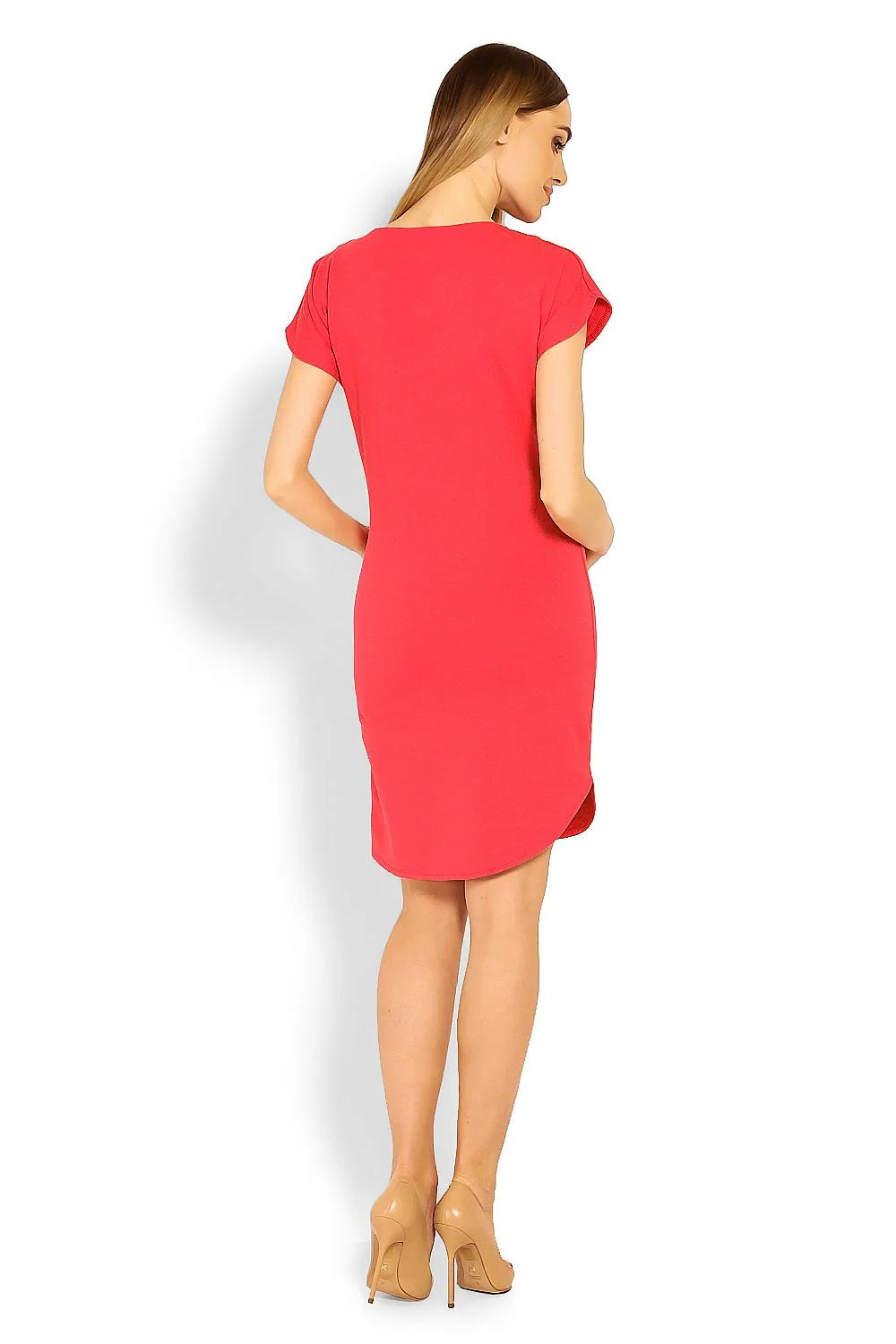 Robe de grossesse en coton asymétrique élégante et confortable pour futures mamans modernes et stylées