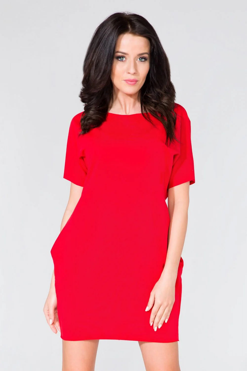 Robe de jour en coton fluide élégante et confortable avec poches pratiques pour femmes actives