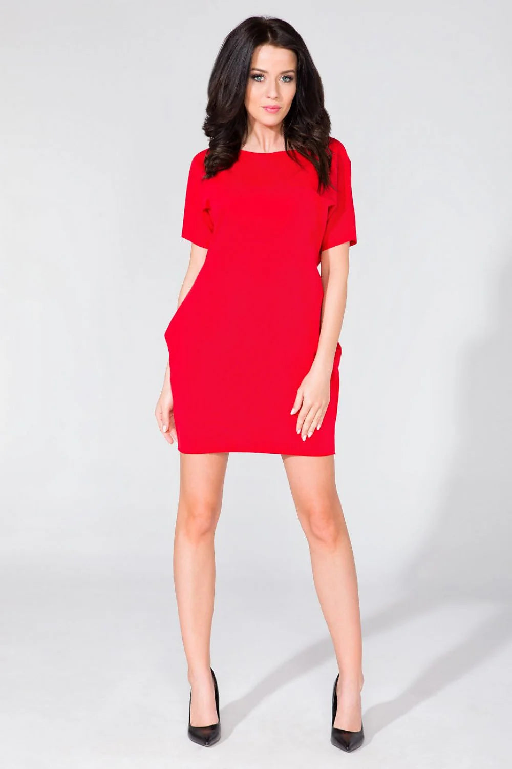 Robe de jour en coton fluide élégante et confortable avec poches pratiques pour femmes actives