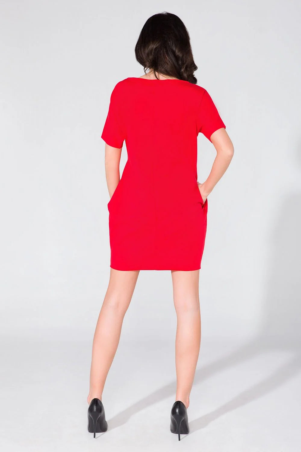 Robe de jour en coton fluide élégante et confortable avec poches pratiques pour femmes actives