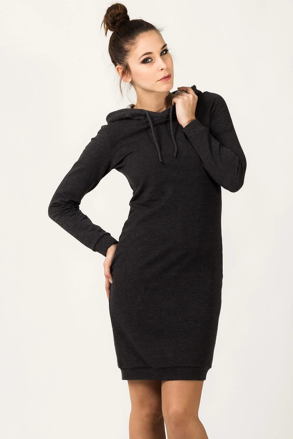 Robe de jour en sweat-shirt tricoté élégante et confortable pour femmes actives au quotidien