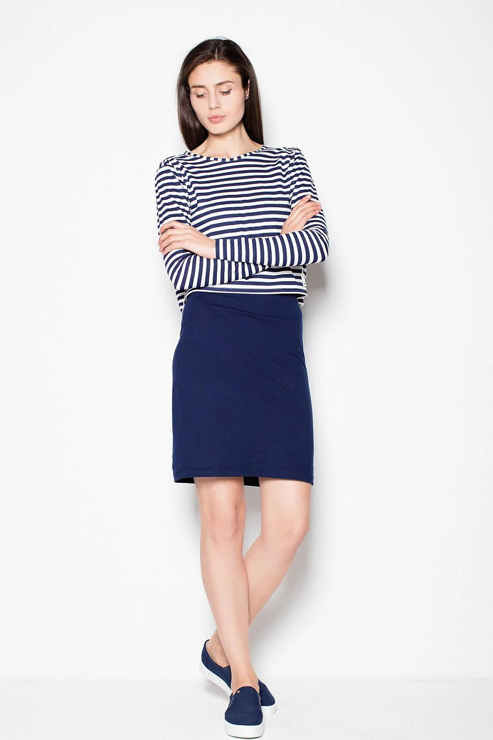 Robe de Jour Venaton coton rayé élégante et décontractée pour sorties casual confort maximal