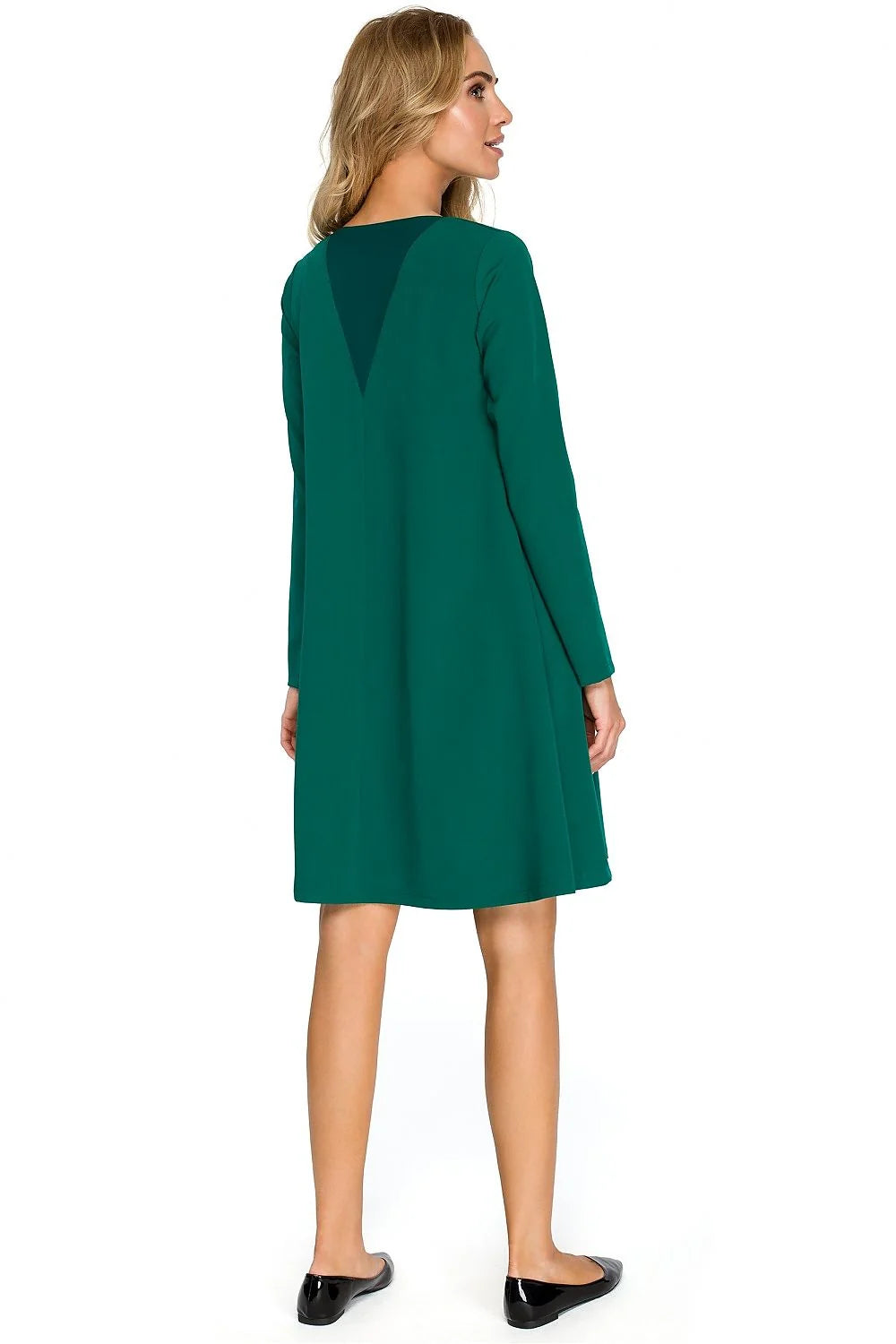 Robe élégante rouge vif en tissu uni pour occasions spéciales style classique femme moderne