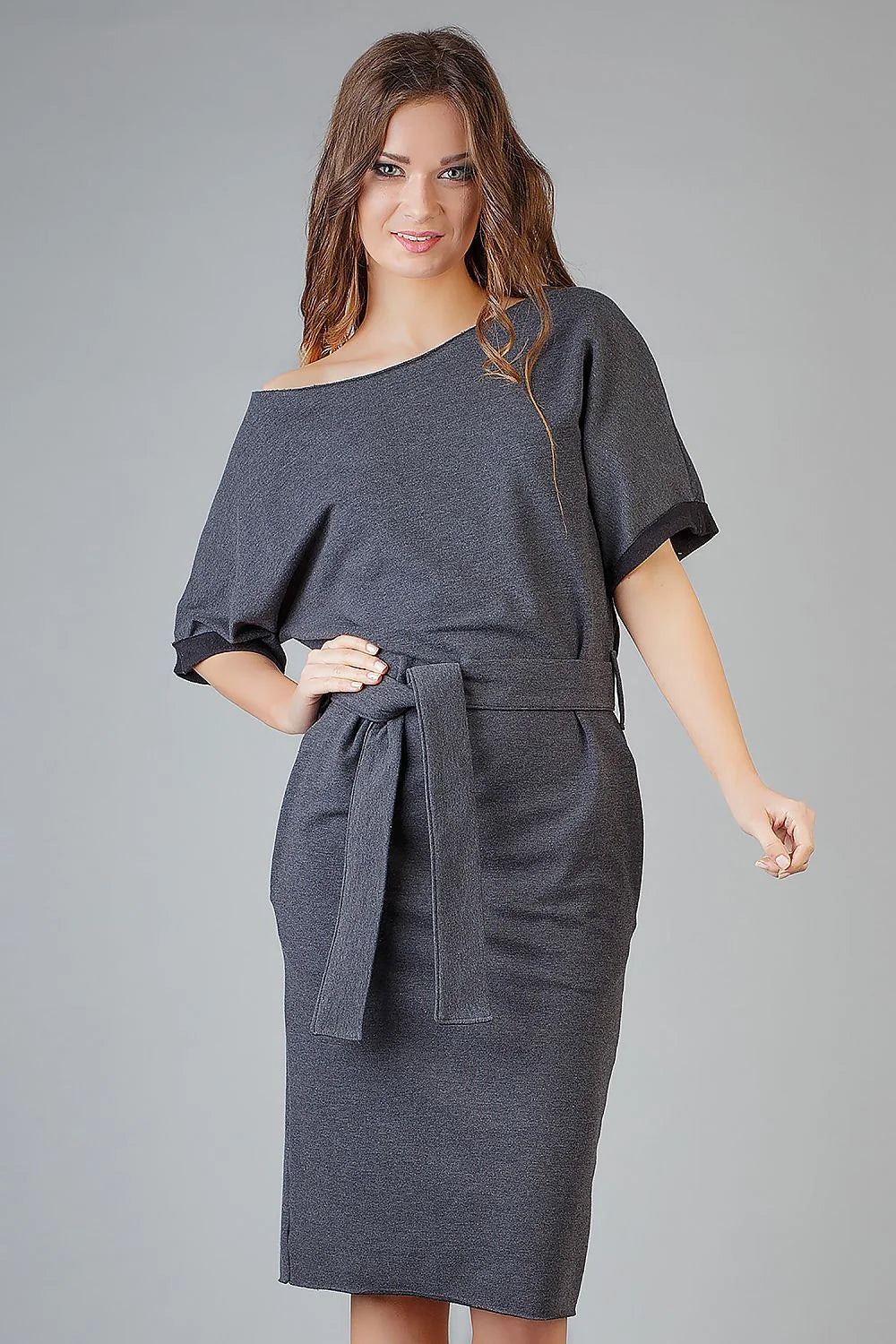 Robe en tricot doux style kimono élégante décontractée pour femmes au quotidien confort assuré