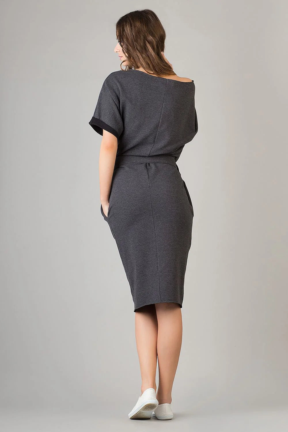 Robe en tricot doux style kimono élégante décontractée pour femmes au quotidien confort assuré