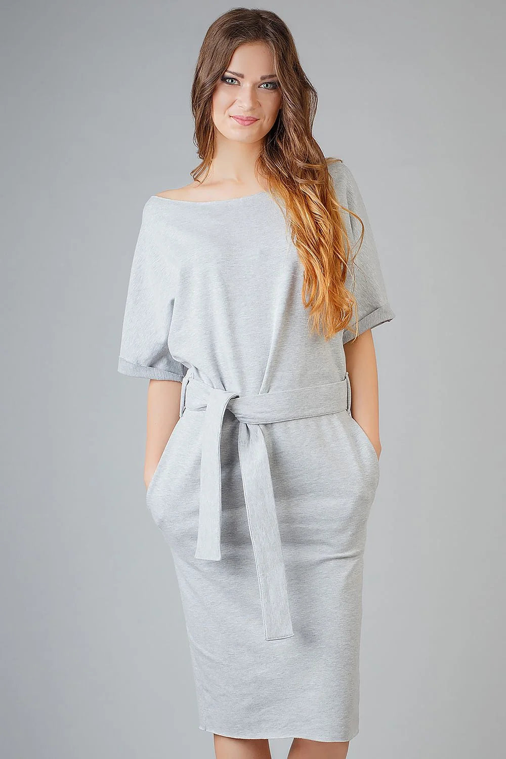 Robe en tricot doux style kimono élégante décontractée pour femmes au quotidien confort assuré